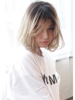 《Agu hair》小顔かわいいひし形ワンカールボブ