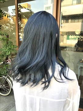 ニコアヘアデザイン(Nicoa hair design) 青