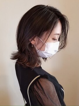 ルチカ(Luccica) 【Luccica】ひし形トップふんわりレイヤー　ハイライトカラー