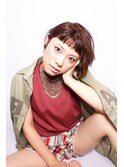 オン眉ボブカット