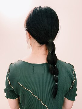 モロコ 神保町 九段下店(moloco) モノトーングレージュ簡単アレンジ【神保町/九段下】