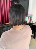 【SiSTA】田中切りっぱなし外ハネボブくびれヘアグラデーション