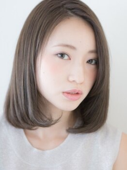 ヘアメイク エイト キリシマ(hair make No.8 kirishima)の写真/自然な柔らかさでリピーター続出の【No.8縮毛矯正・ストレートパーマ】程よいボリューム感が可愛い♪