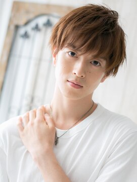 モッズヘア メン 上尾東口店(mod's hair men) ≪mod's men≫西海岸風ハイトーンカラーの無造作ショートQ