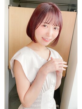 ヘアリゾートハピネス 陽光町 可愛い♪愛されボブ。