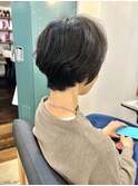 【Lib】30代40代50代くびれショート×ふんわりパーマ