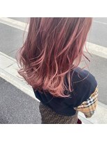 ヘアメイクアース 八潮店(HAIR & MAKE EARTH) 艶感ピンクカラー