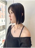 抜け感のあるボブ