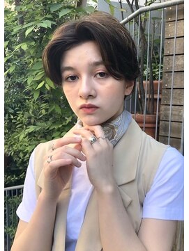 エトラ 渋谷店(etora) ハイライト　グレージュ　ヘルシーショート　ニュアンスカラー