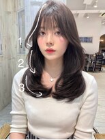 レイラバイアフロート 吉祥寺(Lila by afloat)&nbsp;ハッシュカット☆フルバング/レイヤーカット/アッシュブラック