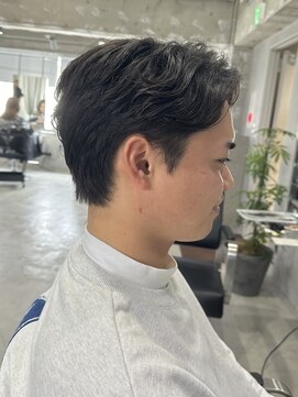 ラック(LUCK) ウルフ/アッシュブラック/カルマパーマ/ベリーショート/船橋