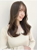 ロングレイヤーレイヤーカットゆるふわロング韓国レイヤー