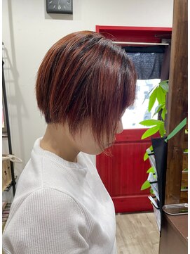 ロッソフィーロ(Rosso Filo) オレンジハイライトカラー Instagram【@dai_n29】