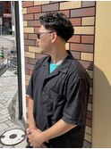 【森】メッシュパーマ