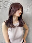 顔周り ボブ 韓国 レイヤー ダブルカラー 名駅 リタッチ806