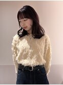 ブリーチなしカシスカラー