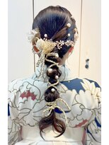 スタイル 横浜(STYLE)&nbsp;卒業式ヘア/編みおろし／ヘアセット/カチモリ/アレンジ