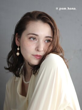 パム 王子(PAM.) 【hana】大人可愛いミディアムパーマ♪（王子）