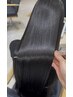 髪質改善美髪矯正プレミアムストレート＋カット＋TR　￥19,800