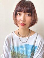 イーストハムネオ(EAST HAM NEO) ショートボブ/ボブ/レイヤー/デザインカラー/ボルドーブラウン