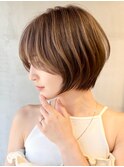 菱形の黄金バランス！大人美人ショート！