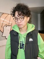 レコ 渋谷(LECO)&nbsp;メンズパーマ.スペインカール,スパイラルパーマ