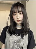ウルフカット/レイヤーカット/ブリーチなしカラー/カット
