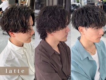 ラテ(latte)の写真/『俺の勝負髪。』流行や技術はもちろん、感じて欲しいのは圧倒的なセンス。#波巻き  #フェザー#束感