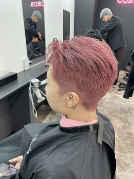 ヘアースマイルクー(HAIR SMILE COEUR) 【COEUR/TOMOYA】ピンクベリーショート☆