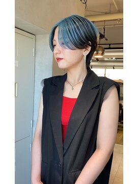 フォート(FORT) ショート アンブレラカラー マリンブルー