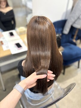 リラクオーレ 三宮 元町(LIRA CUORE) ウォームベージュ×髪質改善