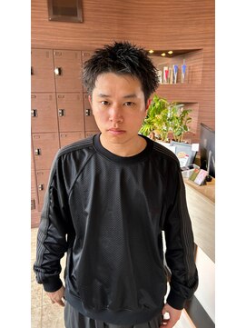 ブローチ(broche) スパイキーショート
