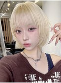 Yくびれミディアムレイヤーボブ/ミディアムハッシュカット表参道
