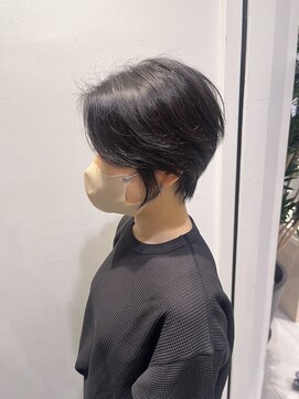 ステアケース ギンザセブン(stair:case ginza7) 大人可愛い耳掛けショートボブ