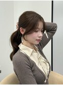 韓国ヘア顔まわり