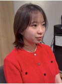 デジタルパーマくびれミディアムパーマくびれボブパーマ