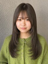 サラジュ 仁川店(SARAJU)&nbsp;【Wカラー特化】今田担当 ブリーチなし×オリーブグレージュ