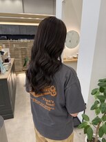カイノ イオンモール橿原店(KAINO) やわらかダークブラウンのゆる巻きロング
