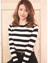 スノッブリコ(snob rico)&nbsp;[snob rico.]ベージュハイライト×セミディ［佐野友彦］