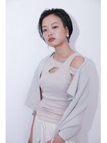 マウロア(MAULOA) 【MAULOA】ウェットスタイル ジェンダーレスショート 黒髪