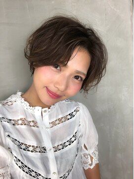 グレージュ(Grege) 【Grege】ミニマムボブクセ毛風ショート