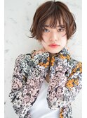 ゆるっとカールなニュアンスがオシャレな大人ボブ