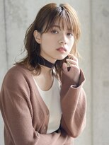 エムクランメイクス 原宿 表参道(m.clan MAKE'S)&nbsp;大人かわいい/ふわミディ無造作/小顔ネイビーカラーフレンチボブ