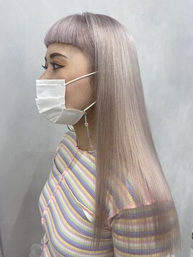 エイト ヘアサロン 渋谷本店(EIGHT) White purple:)