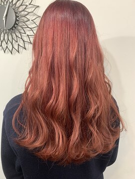 マイレ(maile) #アプリコットピンク#ブリーチ1回