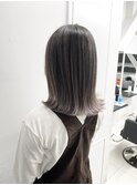 ラベンダーシルバーバレイヤージュ