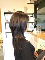 アミィヘアー(Ami Hair)&nbsp;ロングウルフ×ナチュラルカラー