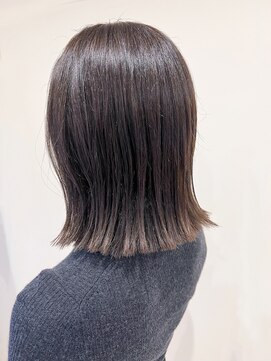 ロロン 下高井戸(LORONG) ミディアムボブ　グレージュ