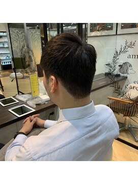 アメリ エ ギャルソン 門前仲町店(amelie et garcon) 刈り上げ/アッシュブラック＠30代40代50代　[amelie門前仲町]