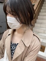 ネオリーブ チロル 横浜西口店(Neolive CiroL.)&nbsp;レイヤーボブ　インナーカラー　縮毛矯正　くびれボブ